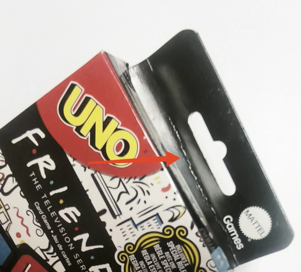 Hra Uno karty - FRIENDS - SERIÁL PŘÁTELÉ  - S VADOU