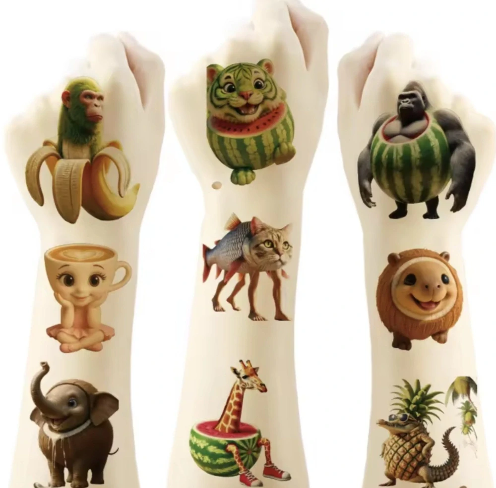 Dětské dočasné tetování - ITALIAN BRAINROT (B)