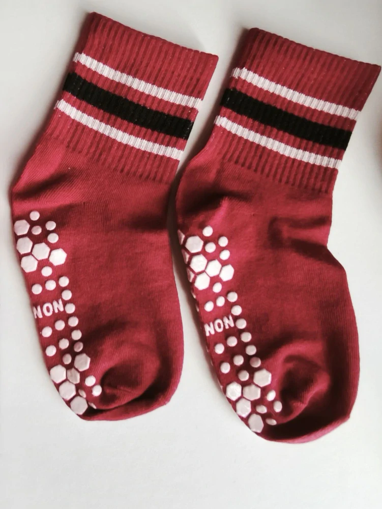 Protiskluzové ponožky - RŮŽOVÉ - (4-6 let)