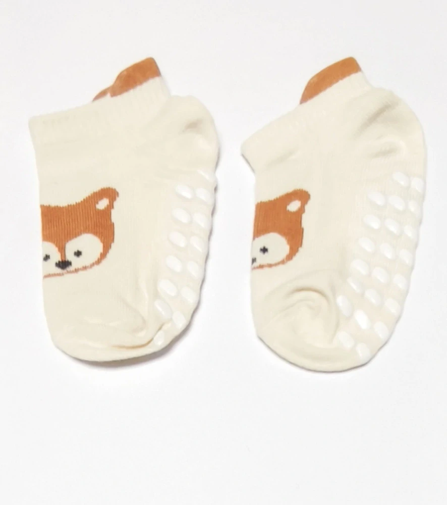 Protiskluzové ponožky - LIŠKA - (3-5 let) L