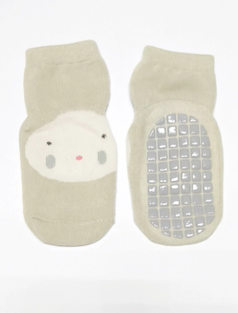 Protiskluzové ponožky - SVĚTLE ZELENÉ - (24-36 m) L