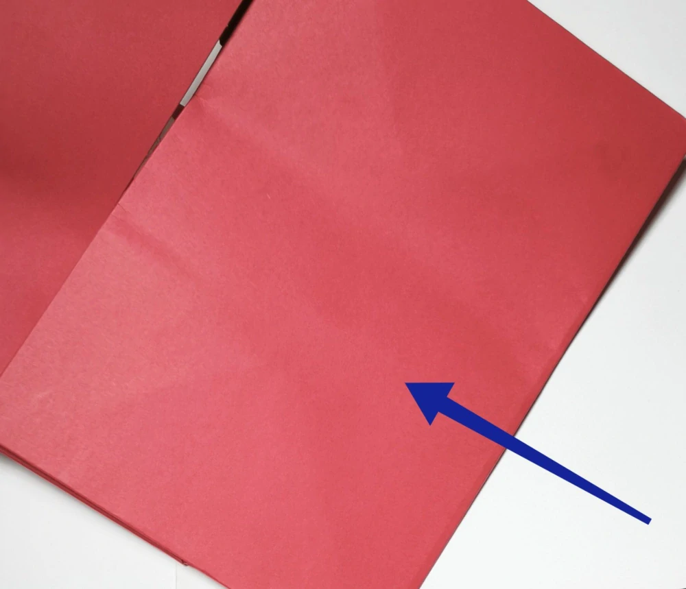 Papírová krabička na vánoční cukroví - ČERVENÁ - SANTA - 1 ks 