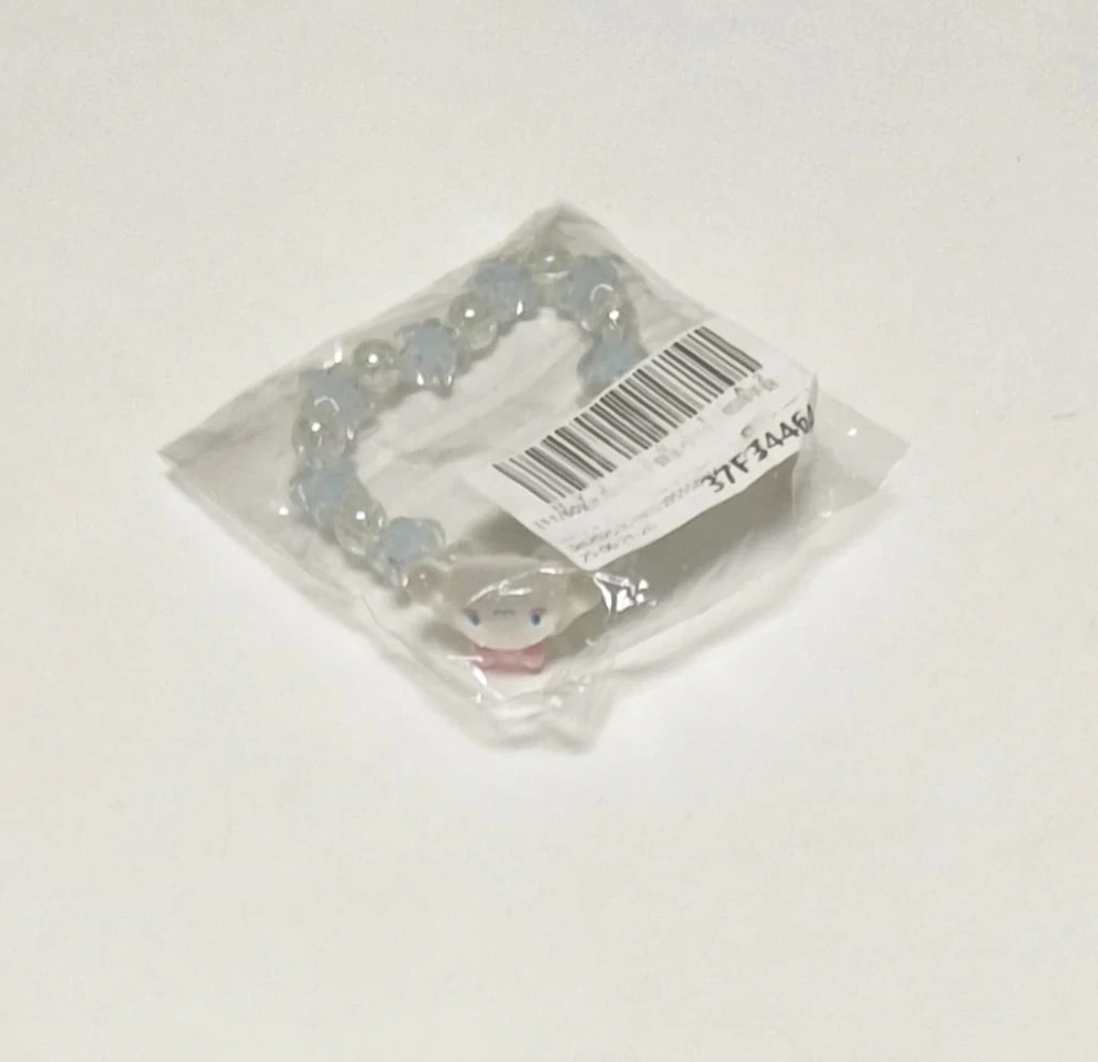 Korálkový náramek na gumičce - SANRIO - CINNAMOROLL