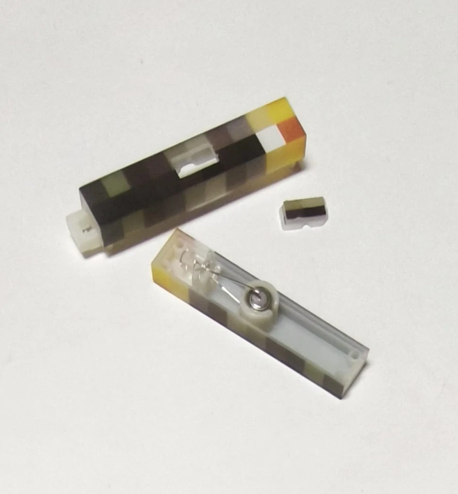 Svítící klíčenka - MINECRAFT POCHODEŇ - NA BATERIE 