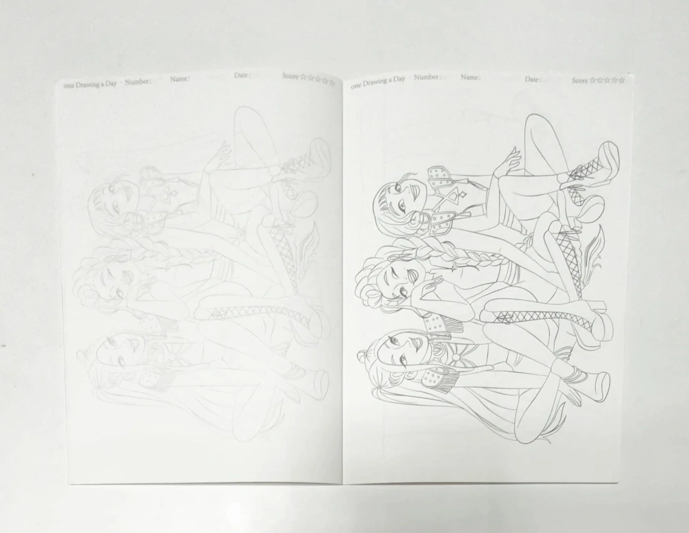 Kpop omalovánky DEMON HUNTERS - 1. DÍL (SÉRIE B)