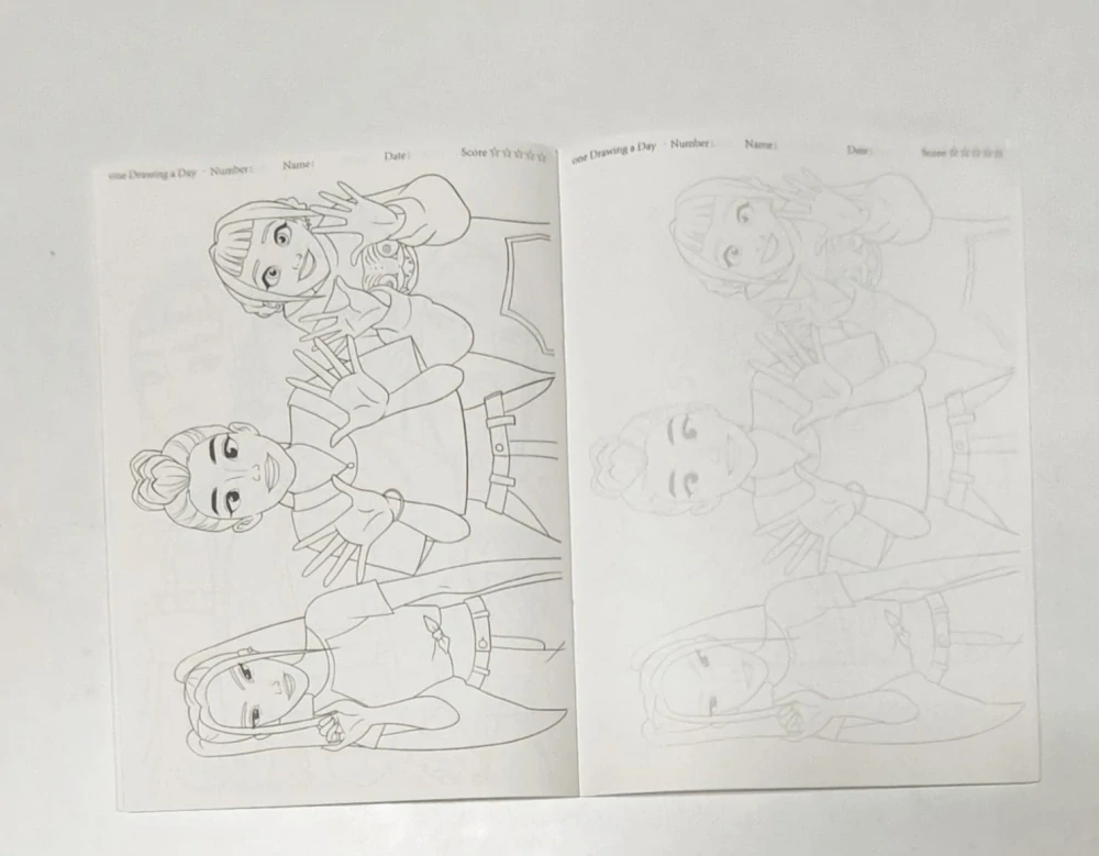 Kpop omalovánky DEMON HUNTERS - 3. DÍL (SÉRIE A)