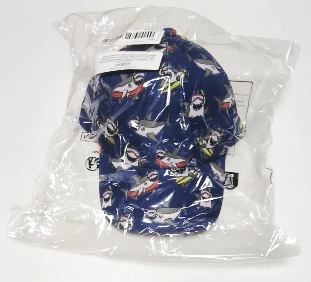 Dětská kšiltovka – ŽRALOCI - MODRÁ (2-6 let)