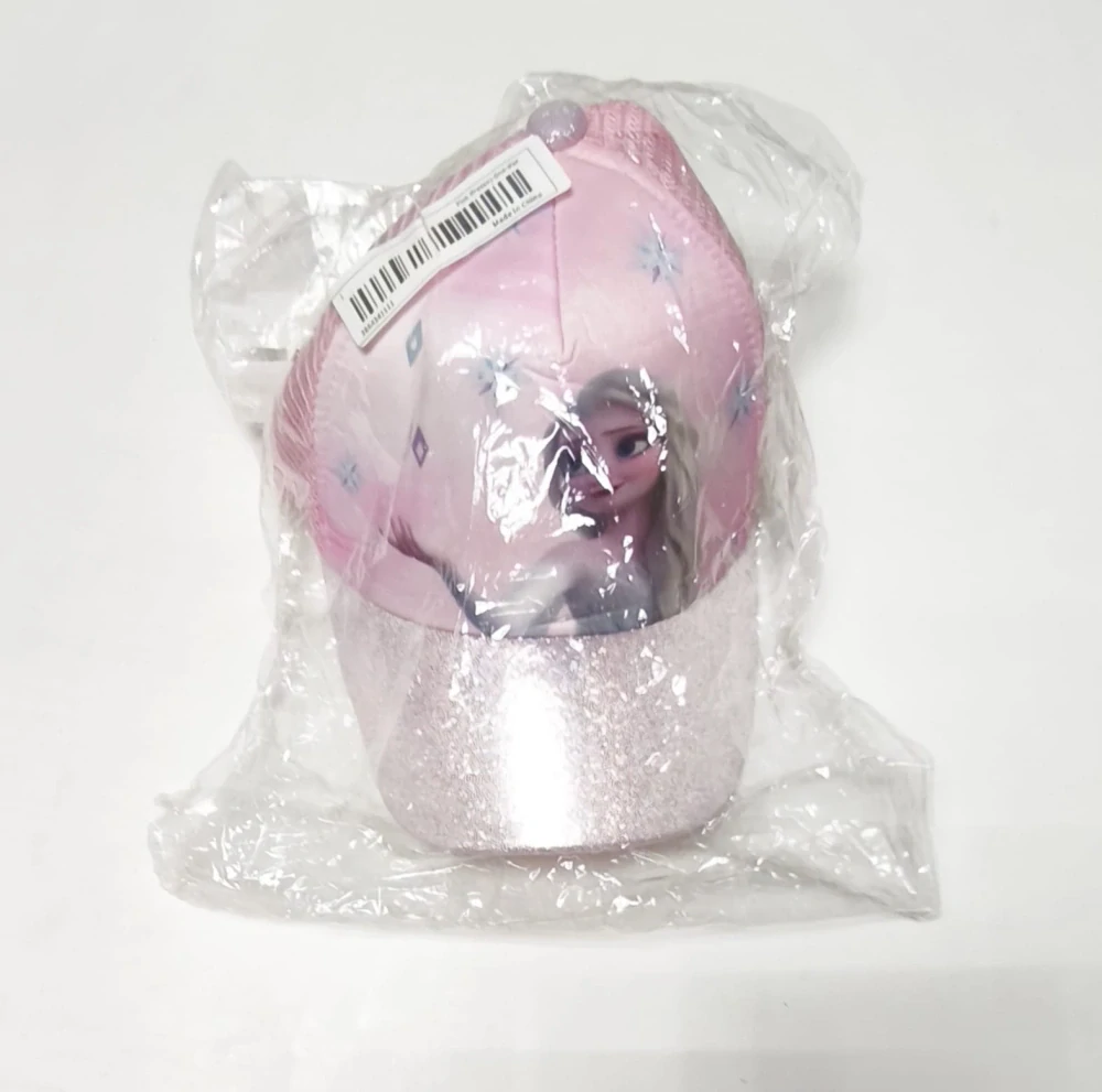 Dětská kšiltovka s Elsou – Třpytivé Ledové království - RŮŽOVÁ (3-7 let)