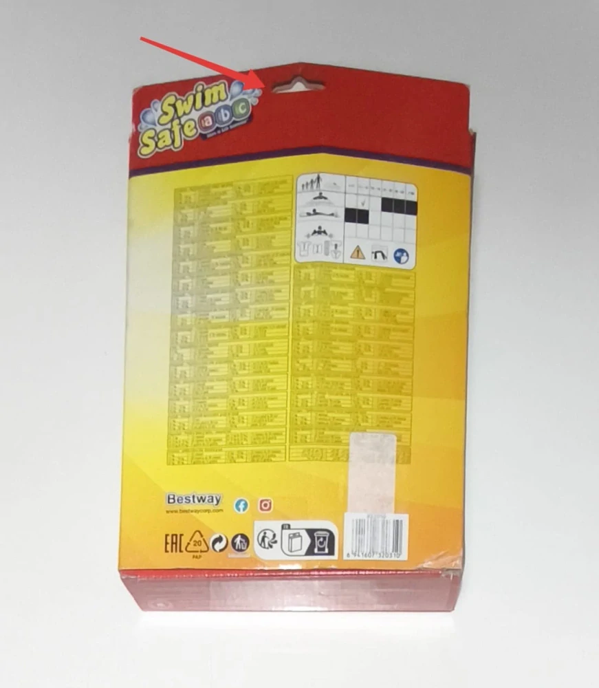 Dětský plavecký kruh Bestway Swim Safe ABC - ŽLUTÝ (12–24 m)