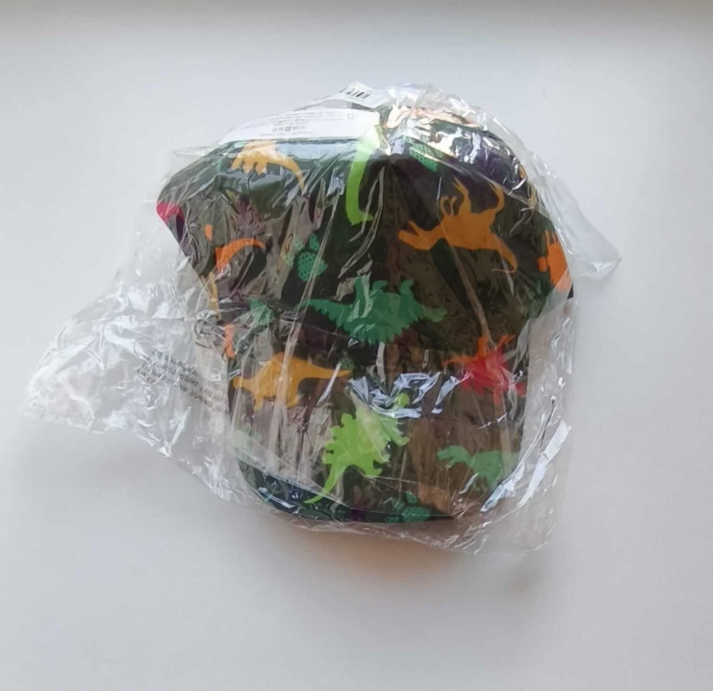 Dětská kšiltovka s dinosaury - DINO (Snapback) - ZELENÁ (2-6 let)
