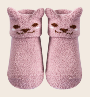 Teplé protiskluzové ponožky - Králíček (12-24m)