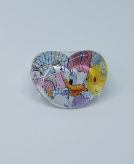 Prstýnek - MICKEY MOUSE SRDÍČKO - DAISY 2 - S vadou 2