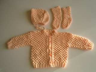 Ručně pletený set