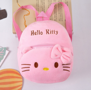 Plyšový batůžek (S) - HELLO KITTY - RŮŽOVÝ