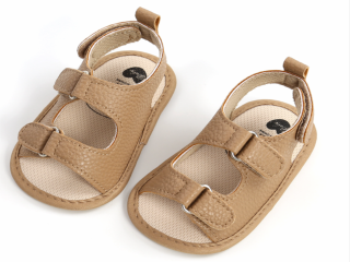 Barefoot sandálky - SVĚTLE HNĚDÉ (12-18 m)