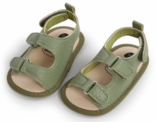Barefoot sandálky - ZELENÉ (12-18 m)