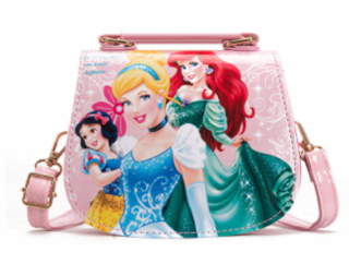 Kabelka - DISNEY PRINCEZNY - světle růžová 
