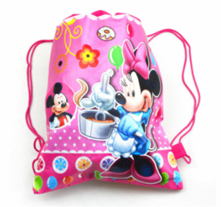 Sáček na přezůvky - MINNIE MOUSE - růžový 1