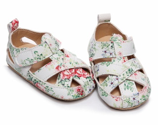 Barefoot sandálky - RŮŽE (18-24 m)