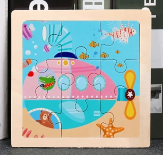 Dřevěné puzzle pro nejmenší (S) - PONORKA