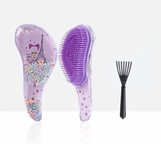 Set (kartáč na vlasy + čistič kartáčů) - KULIČKY 2
