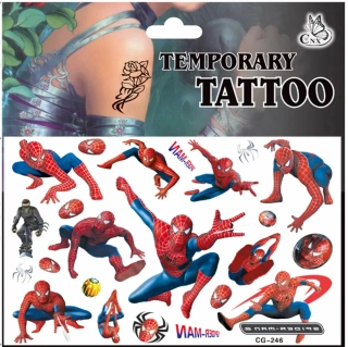 Dětské dočasné tetování - SPIDER MAN (A) 2