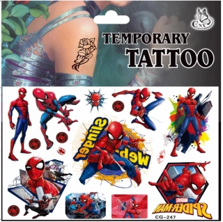 Dětské dočasné tetování - SPIDER MAN (A) 3