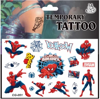 Dětské dočasné tetování - SPIDER MAN (A) 7
