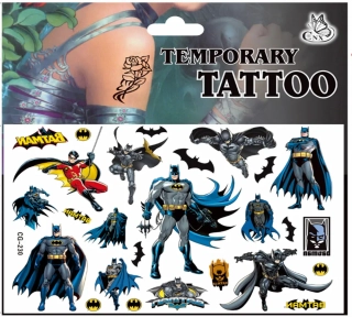 Dětské dočasné tetování - BATMAN 2