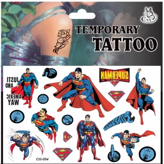Dětské dočasné tetování - SUPERMAN 1
