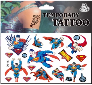 Dětské dočasné tetování - SUPERMAN 2