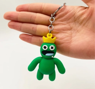 Přívěsek na klíče - RAINBOW FRIENDS - ZELENÝ 1