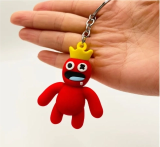 Přívěsek na klíče - RAINBOW FRIENDS - ČERVENÝ