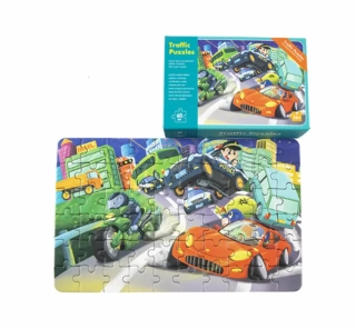 Puzzle v krabičce (L-60ks) - AUTODOPRAVA