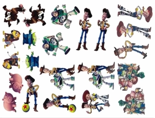 Dětské dočasné tetování - TOY STORY