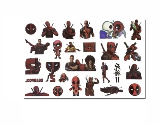 Dětské dočasné tetování - DEADPOOL