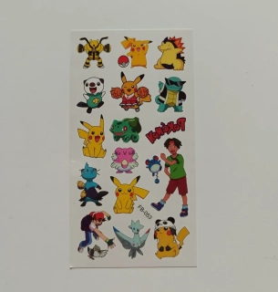 Dětské dočasné tetování - POKÉMON (2) - PIKACHU 2