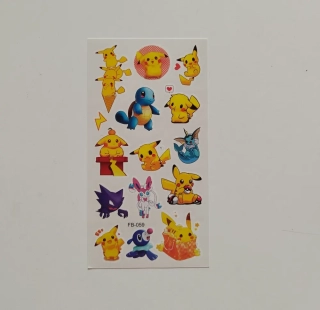Dětské dočasné tetování - POKÉMON (2) - PIKACHU 5