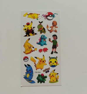 Dětské dočasné tetování - POKÉMON (2) - PIKACHU 8