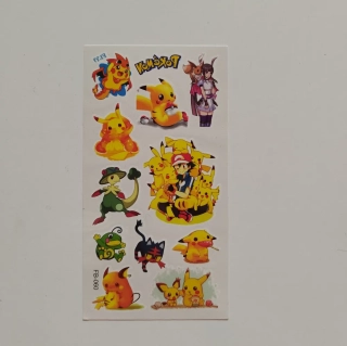 Dětské dočasné tetování - POKÉMON (2) - PIKACHU 9