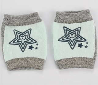 Protiskluzové návleky na kolena - HVĚZDIČKY - Zelené mint