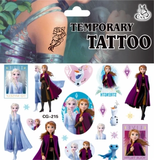 Dětské dočasné tetování - LEDOVÉ KRÁLOVSTVÍ - FROZEN 11