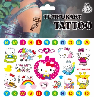 Dětské dočasné tetování - HELLO KITTY 2