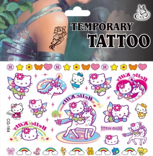 Dětské dočasné tetování - HELLO KITTY 3