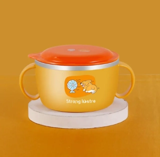 Nerezová termo miska s víčkem - PEJSEK - 450 ml