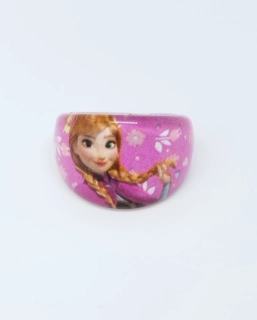 Prstýnek - LEDOVÉ KRÁLOVSTVÍ OVAL - Anna fialový