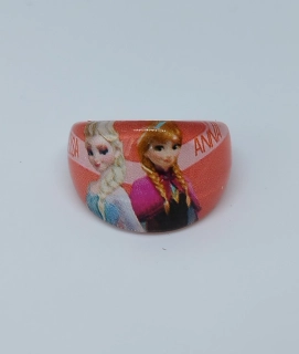 Prstýnek - LEDOVÉ KRÁLOVSTVÍ OVAL - Anna a Elsa 1
