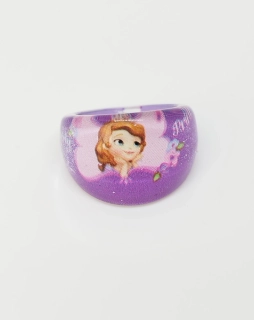 Prstýnek - PRINCEZNA SOFIE - Fialový 1