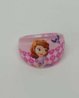 Prstýnek - PRINCEZNA SOFIE - Růžový 3 - S vadou 1