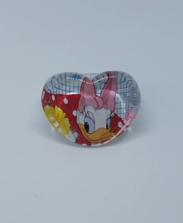 Prstýnek - MICKEY MOUSE SRDÍČKO - DAISY 1